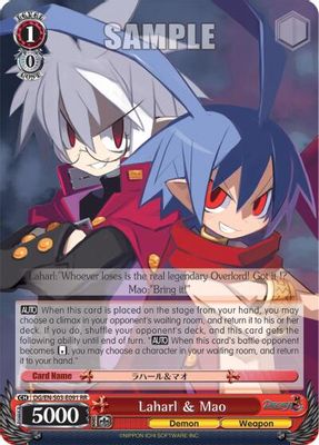 Laharl & Mao card image