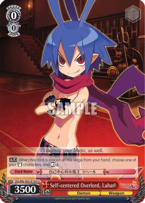 Self-centered Overlord, Laharl card image