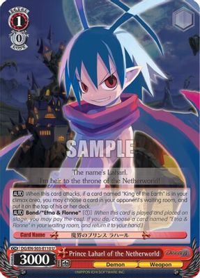 Prince Laharl of the Netherworld card image