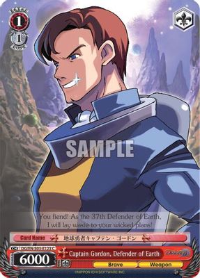 Captain Gordon, Defender of Earth card image