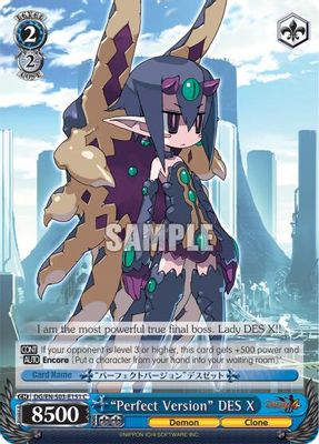 "Perfect Version" DES X card image