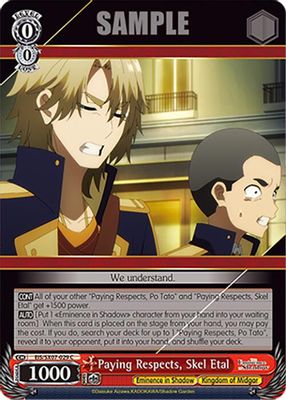 Paying Respects, Skel Etal card image