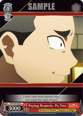Paying Respects, Po Tato card image