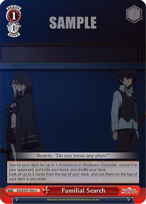 Familial Search card image