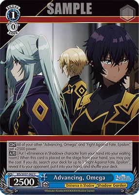 Advancing, Omega card image