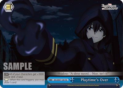 Playtime's Over card image