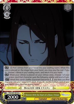 Monster With the Heart of a Beast, Tristan