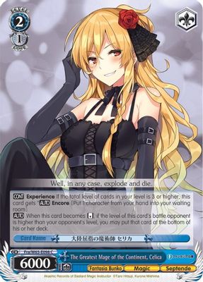 The Greatest Mage of the Continent, Celica card image
