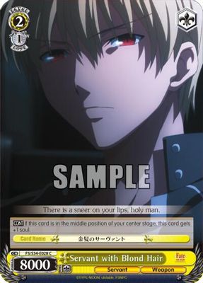 Servant with Blond Hair card image