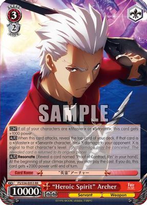 "Heroic Spirit" Archer card image