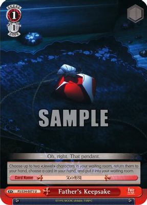 Father's Keepsake card image