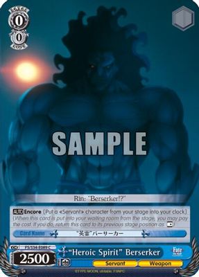 "Heroic Spirit" Berserker card image