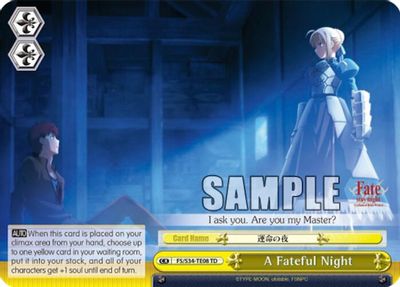 A Fateful Night card image
