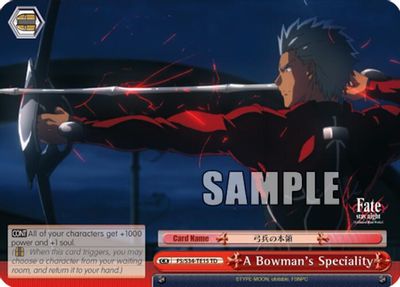 A Bowman's Speciality card image