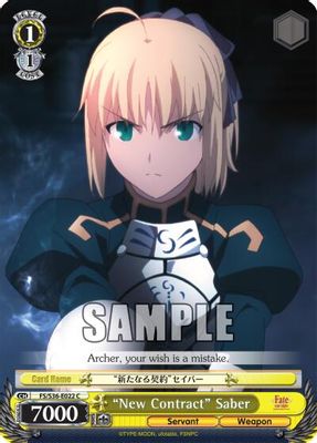 "New Contract" Saber