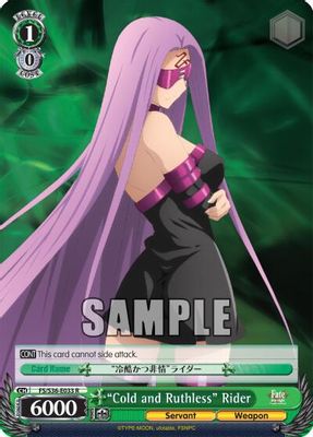 "Cold and Ruthless" Rider card image