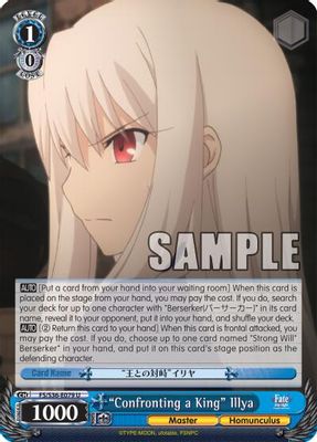 "Confronting a King" Illya card image