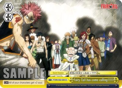 Fairy Tail has come calling!!!!!! card image
