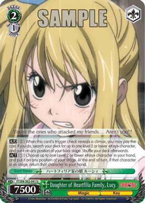 Daughter of Heartfilia Family, Lucy card image