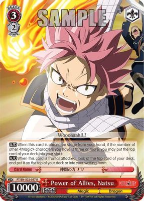Power of Allies, Natsu card image