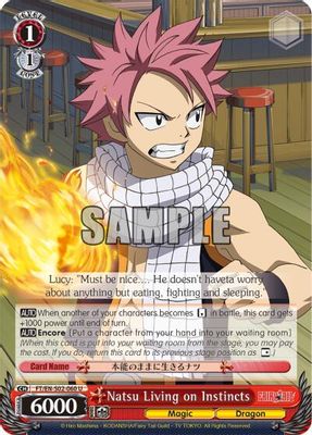 Natsu Living on Instincts card image