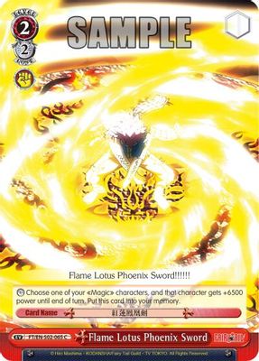 Flame Lotus Phoenix Sword card image