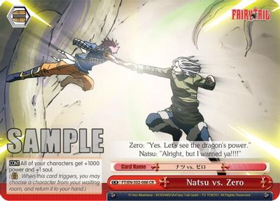 Natsu vs. Zero card image