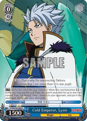 Cold Emperor, Lyon card image