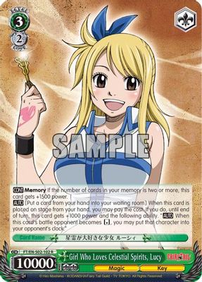 Girl Who Loves Celestial Spirits, Lucy card image