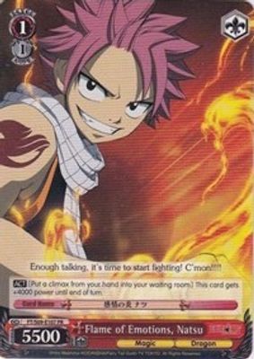 Flame of Emotions, Natsu card image