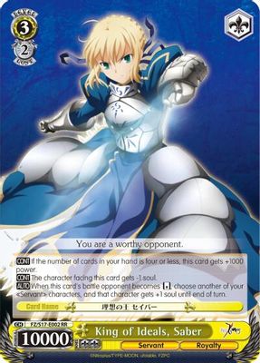 King of Ideals, Saber
