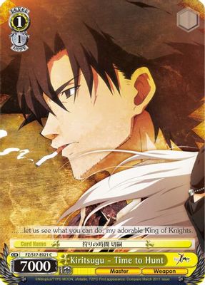 Kiritsugu - Time to Hunt