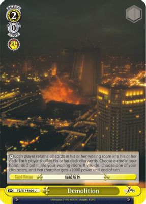 Demolition card image