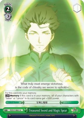 Treasured Sword and Magic Spear card image