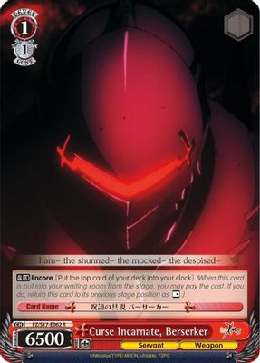 Curse Incarnate, Berserker card image