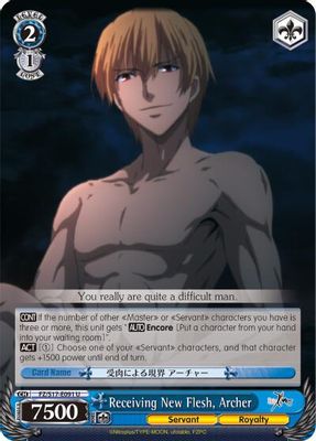 Receiving New Flesh, Archer card image
