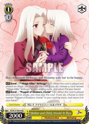 Mother and Child, Irisviel & Ilya card image