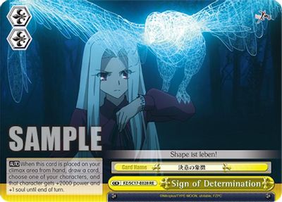Sign of Determination card image