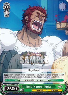 Bold Nature, Rider card image