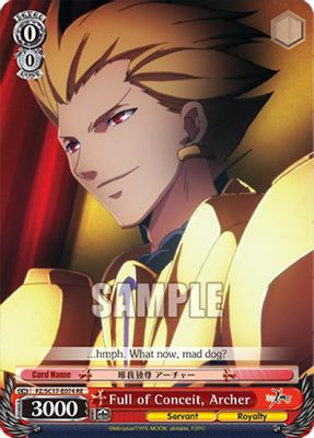 Full of Conceit, Archer card image