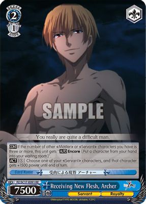 Receiving New Flesh, Archer card image
