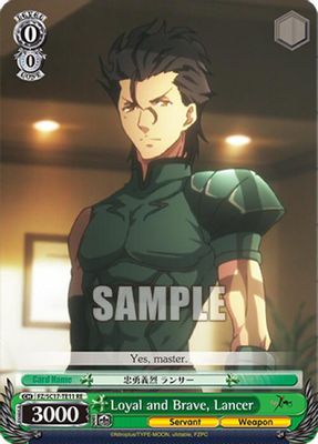 Loyal and Brave, Lancer card image