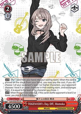 TOGENASHI's Day Off, Momoka card image