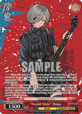 Band for Life, Rupa card image