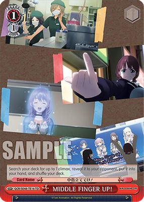 MIDDLE FINGER UP! card image