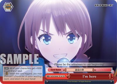 I'm here card image