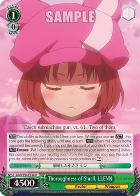 Thoroughness of Small, LLENN card image