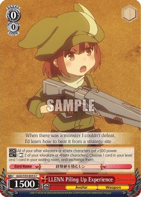 LLENN Piling Up Experience card image