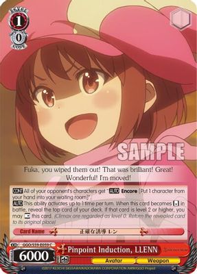 Pinpoint Induction, LLENN card image