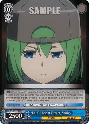 "KKHC" Bright Flower, Shirley card image